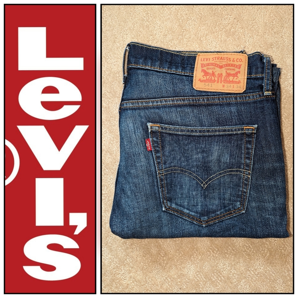 Levi's 541 34x34 Athletic Fit Jeans